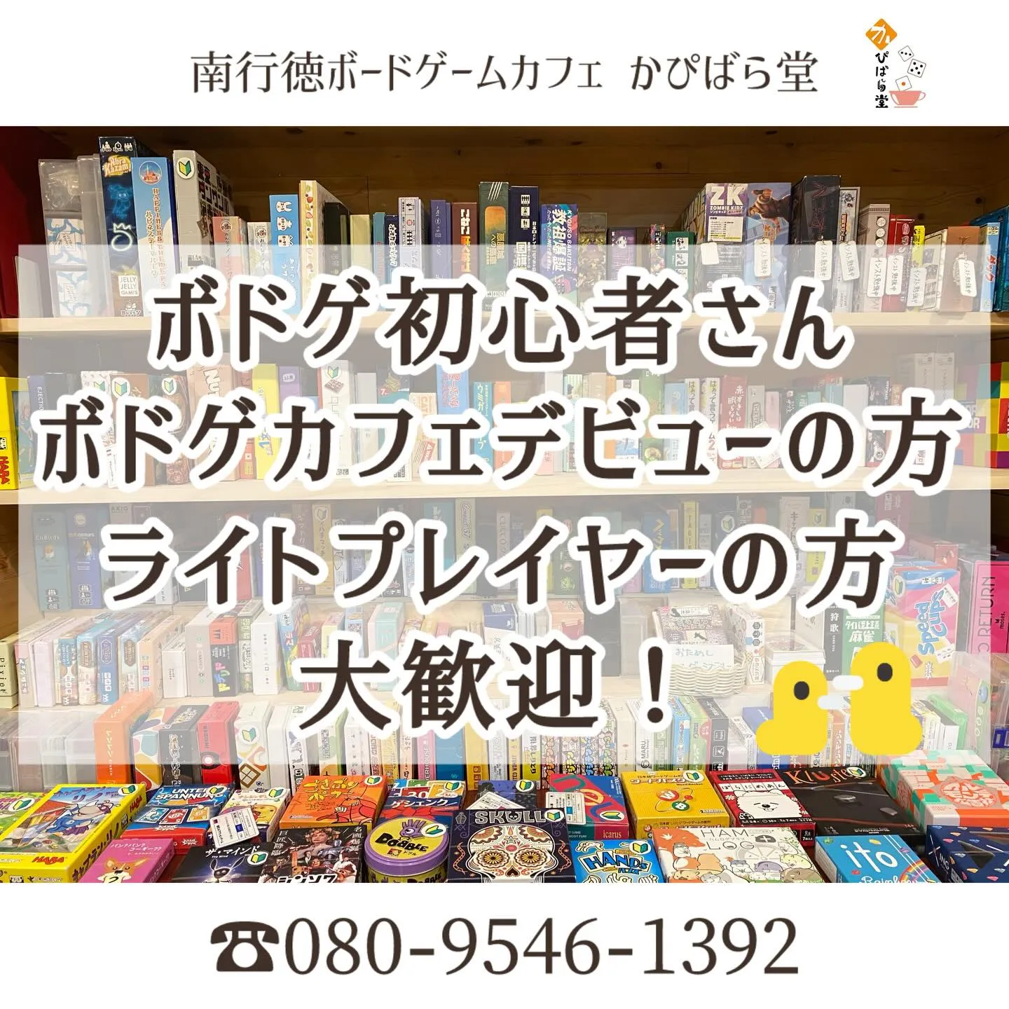 ボドゲ初心者さん応援店！
